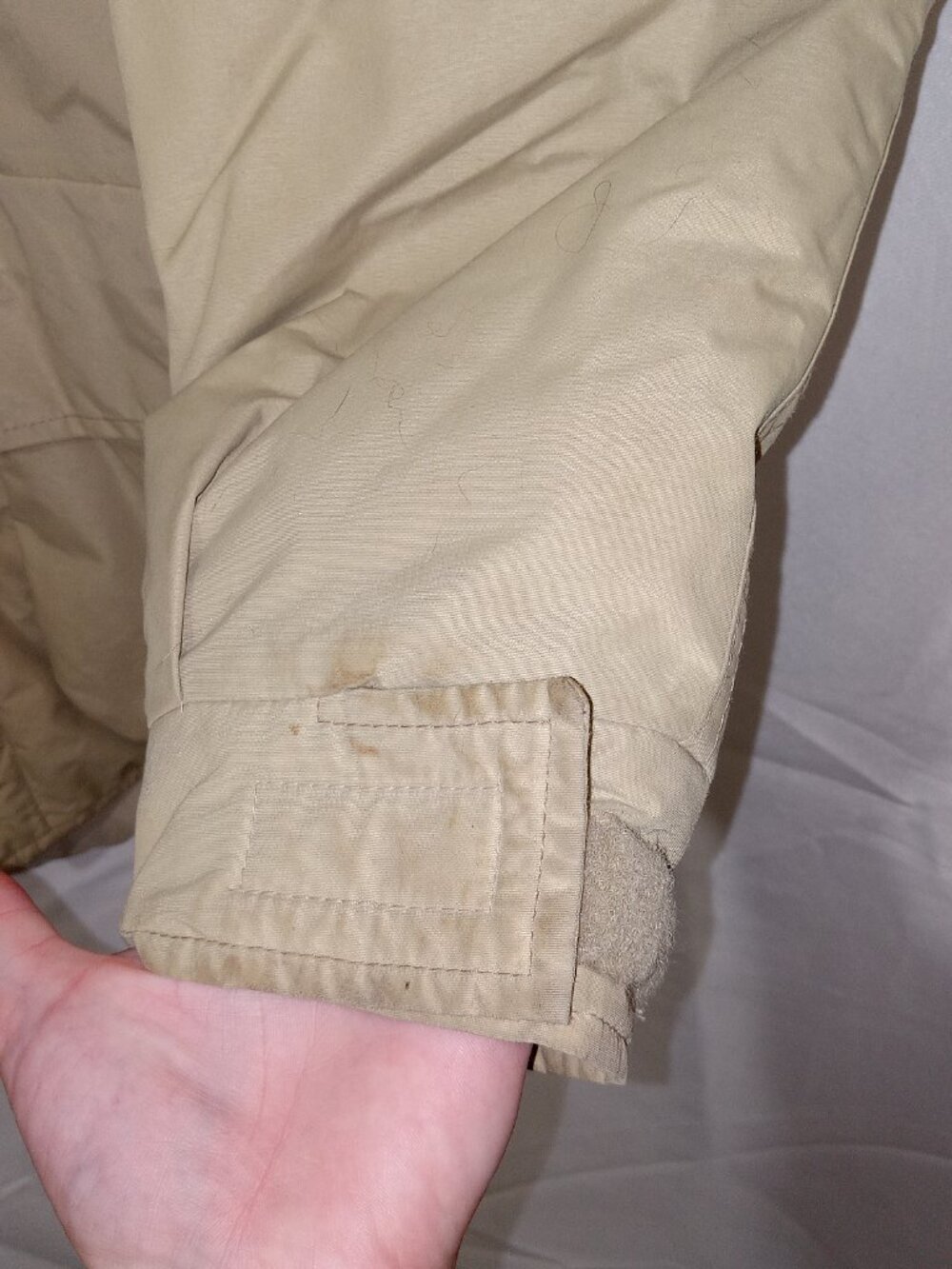 Vintage Browning Gore-Tex Parka Jacket Mens M Made USA Hooded Hunting Tan - Picture 2 of 14